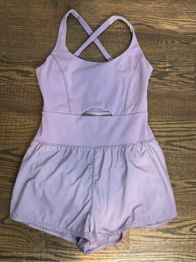 FP Movement by Free People Lavender Lilac Romper Jumpsuit